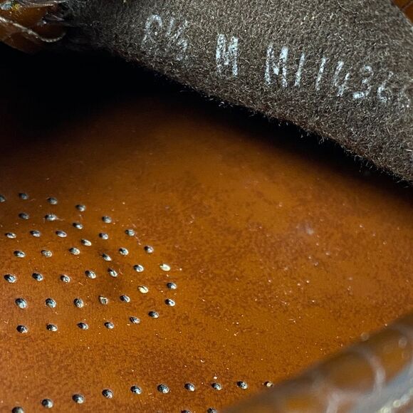 Size 8.5 - Women’s SAS Brown Croc Leather Loafer shoes - Picture 6 of 6